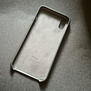 Apple leather iPhone X case